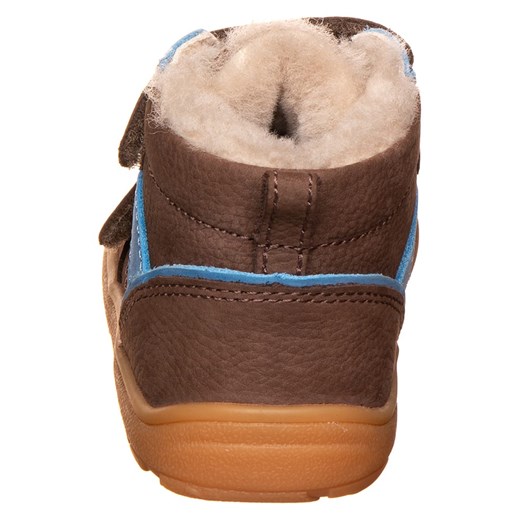 bisgaard Skórzane buty w kolorze brązowo-błękitnym do chodzenia na boso Bisgaard 32 Limango Polska okazja