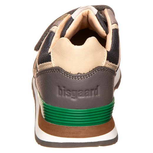 bisgaard Skórzane sneakersy w kolorze szaro-zielonym Bisgaard 30 wyprzedaż Limango Polska