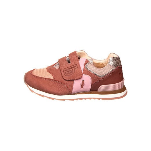 bisgaard Skórzane sneakersy w kolorze złoto-czerwonym ze sklepu Limango Polska w kategorii Buty sportowe dziecięce - zdjęcie 185767139