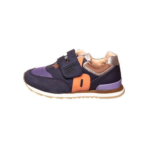 bisgaard Skórzane sneakersy w kolorze złoto-fioletowym ze sklepu Limango Polska w kategorii Buty sportowe dziecięce - zdjęcie 185767145