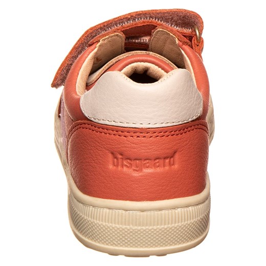 bisgaard Skórzane sneakersy w kolorze koralowym Bisgaard 27 wyprzedaż Limango Polska