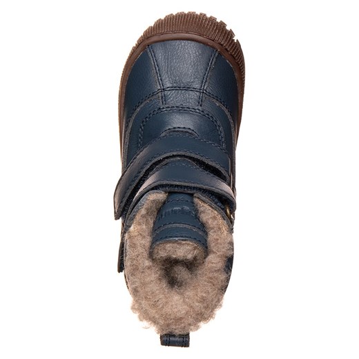 bisgaard Skórzane botki &quot;Magnus&quot; w kolorze granatowym Bisgaard 28 okazja Limango Polska