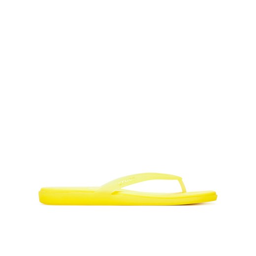 Japonki Crocs Miami Frosted Flip 211474 Zielony ze sklepu eobuwie.pl w kategorii Klapki damskie - zdjęcie 185767345