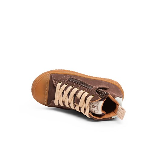 bisgaard Skórzane sneakersy "Ryan" w kolorze fioletowym Bisgaard 28 wyprzedaż Limango Polska