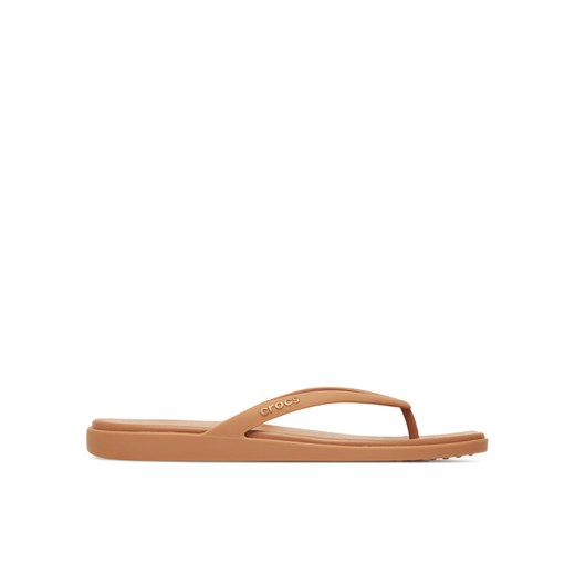 Crocs Japonki Miami Flip 211435 Brązowy ze sklepu MODIVO w kategorii Klapki damskie - zdjęcie 185768277