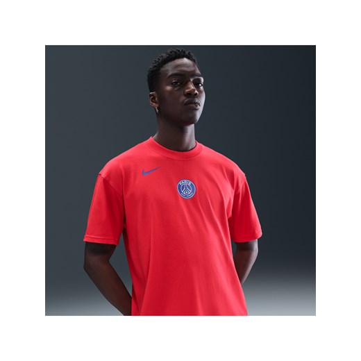 Męski T-shirt piłkarski Nike Total 90 Paris Saint-Germain - Czerwony ze sklepu Nike poland w kategorii T-shirty męskie - zdjęcie 185770268