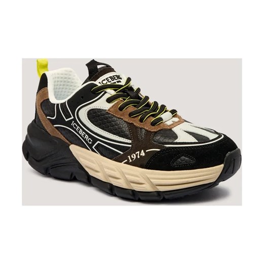 Iceberg Skórzane sneakersy ze sklepu Gomez Fashion Store w kategorii Buty sportowe męskie - zdjęcie 185770668