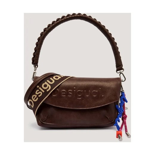 Desigual Torebka na ramię HALF LOGO TROKEL ze sklepu Gomez Fashion Store w kategorii Listonoszki - zdjęcie 185770797