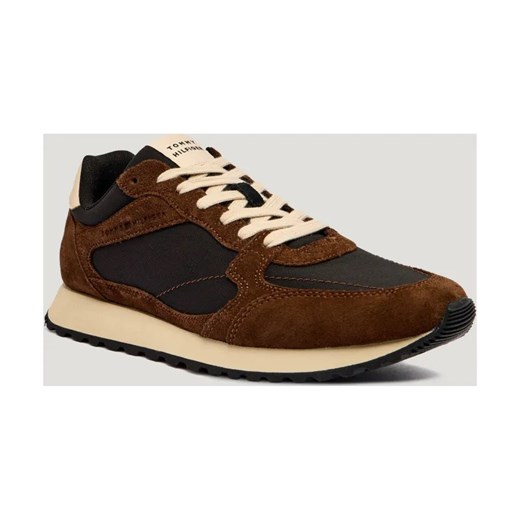 Tommy Hilfiger Sneakersy New Runner | z dodatkiem skóry ze sklepu Gomez Fashion Store w kategorii Buty sportowe męskie - zdjęcie 185770868