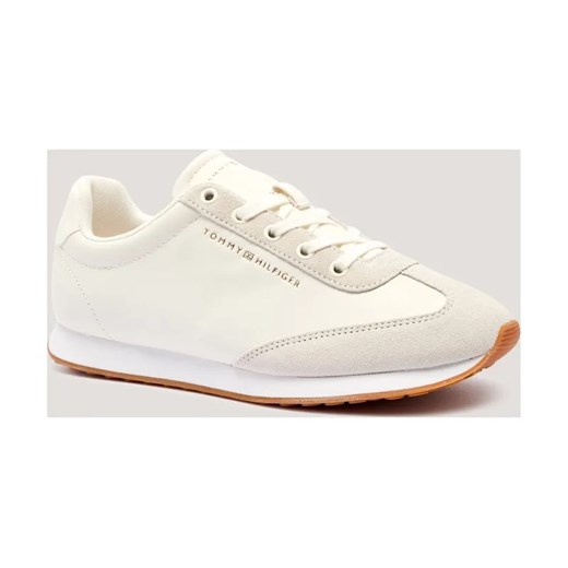 Tommy Hilfiger Skórzane sneakersy HERITAGE FASHION RUNNER MIX MAT ze sklepu Gomez Fashion Store w kategorii Buty sportowe damskie - zdjęcie 185770895