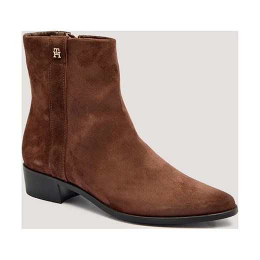 Tommy Hilfiger Skórzane botki ze sklepu Gomez Fashion Store w kategorii Botki - zdjęcie 185770946