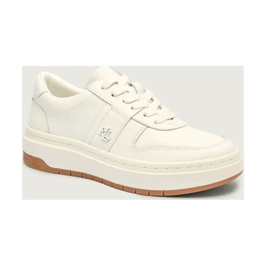 LAUREN RALPH LAUREN Skórzane sneakersy HARLIE ze sklepu Gomez Fashion Store w kategorii Buty sportowe damskie - zdjęcie 185771015