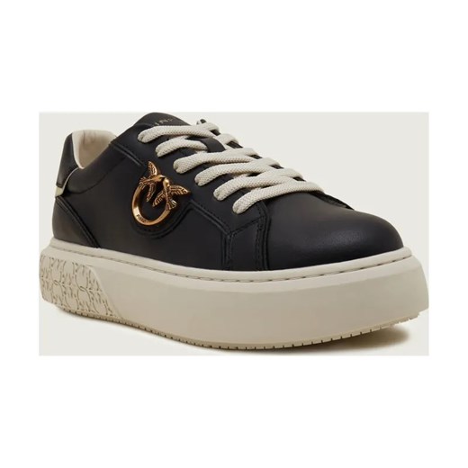 Pinko Skórzane sneakersy YOKO ze sklepu Gomez Fashion Store w kategorii Buty sportowe damskie - zdjęcie 185771088