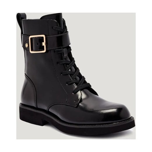 BOSS BLACK Skórzane botki Eleri ze sklepu Gomez Fashion Store w kategorii Botki - zdjęcie 185771089