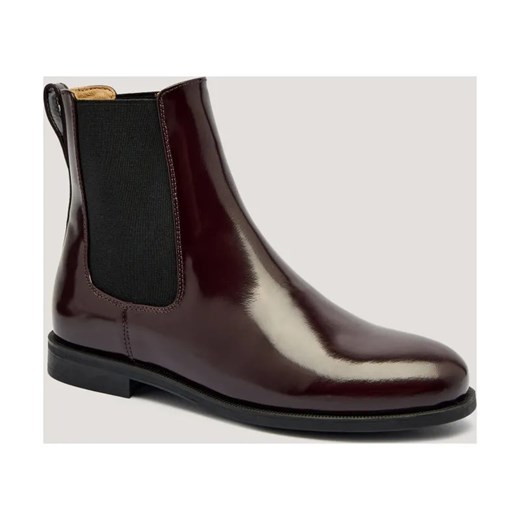 BOSS BLACK Skórzane sztyblety Lycia ze sklepu Gomez Fashion Store w kategorii Botki - zdjęcie 185771108