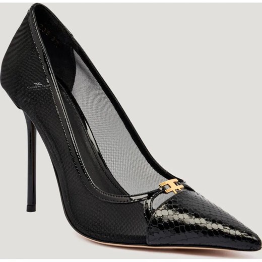 Elisabetta Franchi Skórzane szpilki ze sklepu Gomez Fashion Store w kategorii Czółenka - zdjęcie 185771265