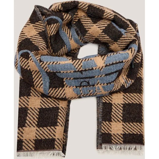 Emporio Armani Szal | z dodatkiem wełny ze sklepu Gomez Fashion Store w kategorii Szaliki męskie - zdjęcie 185771279