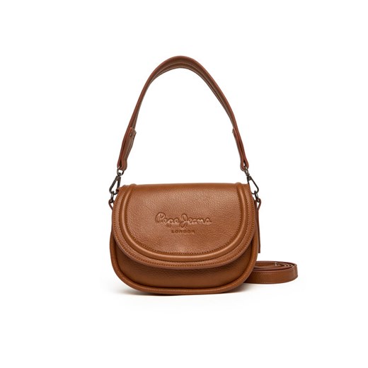 Torebka Pepe Jeans Crisha Code PL0300006 Brązowy ze sklepu eobuwie.pl w kategorii Listonoszki - zdjęcie 185776349
