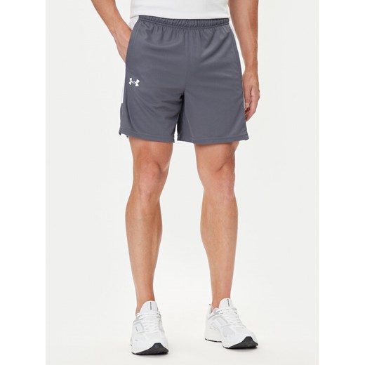 Under Armour Szorty sportowe Ua Zone 7 1383389 Szary Regular Fit ze sklepu MODIVO w kategorii Spodenki męskie - zdjęcie 185776669