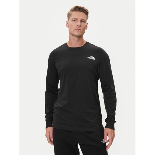 The North Face Longsleeve Easy NF0A8A6F Czarny Regular Fit ze sklepu MODIVO w kategorii T-shirty męskie - zdjęcie 185776719