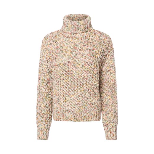 Noisy May Damski sweter z dzianiny z zawartością wełny - NMMarney Kobiety Sztuczne włókno wielokolorowy marmurkowy ze sklepu vangraaf w kategorii Swetry damskie - zdjęcie 185777579