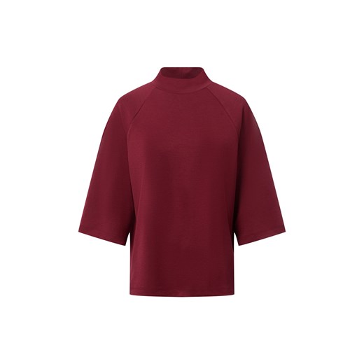 soyaconcept® Bluza damska - Banu Kobiety Materiał dresowy bordowy jednolity ze sklepu vangraaf w kategorii Bluzy damskie - zdjęcie 185777657