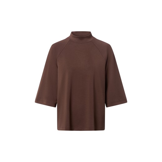 soyaconcept® Bluza damska - Banu Kobiety Materiał dresowy mocca jednolity ze sklepu vangraaf w kategorii Bluzy damskie - zdjęcie 185777658