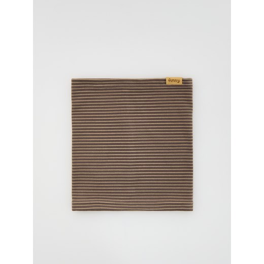 Reserved - Gładki komin z wiskozą - ciemnoszary ze sklepu Reserved w kategorii Szaliki dziecięce - zdjęcie 185778719