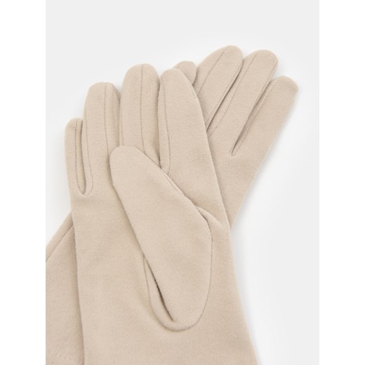 Sinsay - Rękawiczki - beżowy Sinsay M/L Sinsay