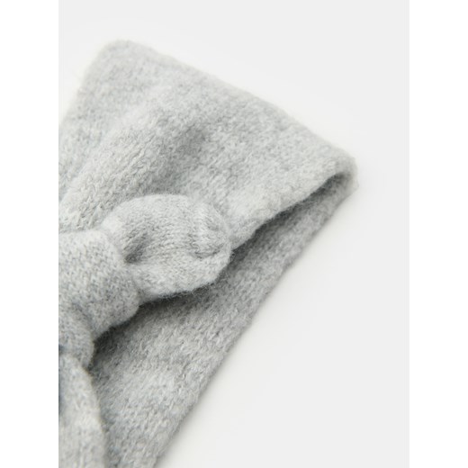 Sinsay - Opaska na głowę z dekoracyjnym splotem - szary Sinsay One Size Sinsay