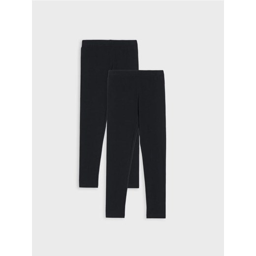 Sinsay - Legginsy 2 pack - czarny - id: ZE804-99X - marki Sinsay - 185779536 Sinsay - Legginsy 2 pack - czarny ze sklepu Sinsay w kategorii Spodnie dziewczęce - zdjęcie 185779536