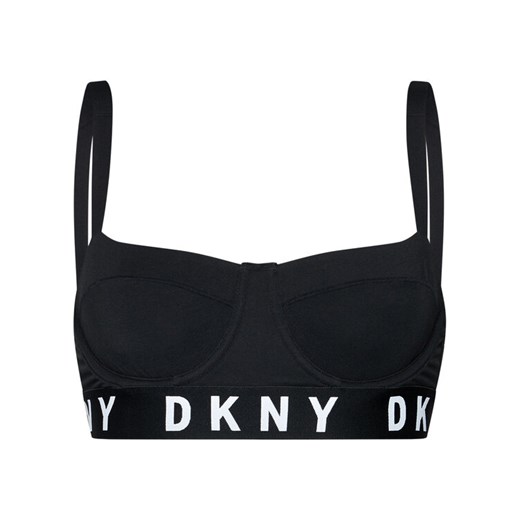 DKNY Biustonosz z fiszbiną DK4521 Czarny ze sklepu MODIVO w kategorii Biustonosze - zdjęcie 185779947