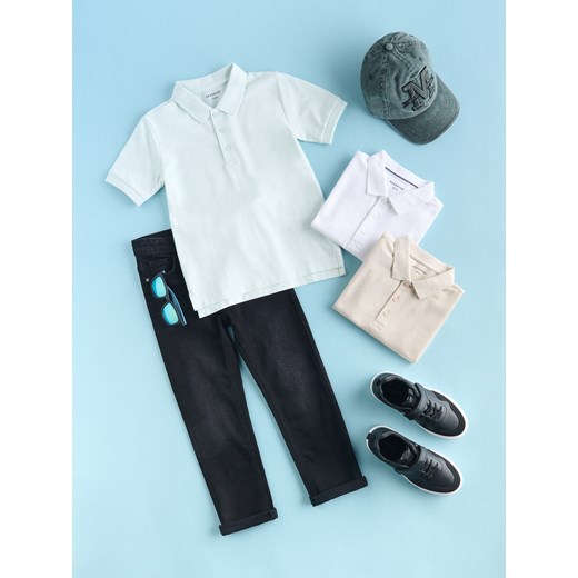 Reserved - T-shirt polo - jasnoniebieski ze sklepu Reserved w kategorii T-shirty chłopięce - zdjęcie 185780499