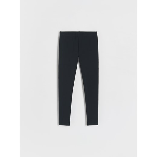 Reserved - Bawełniane legginsy - czarny ze sklepu Reserved w kategorii Spodnie dziewczęce - zdjęcie 185780828