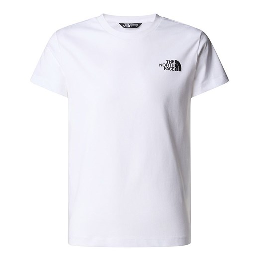 Koszulka dziecięca The North Face Redbox 0A89VTFN41 - biała ze sklepu streetstyle24.pl w kategorii T-shirty chłopięce - zdjęcie 185781269