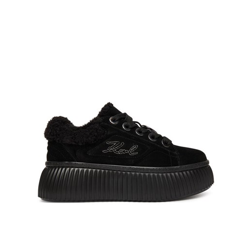 KARL LAGERFELD Sneakersy Kreeper Lo KL42312 Czarny ze sklepu MODIVO w kategorii Buty sportowe damskie - zdjęcie 185783455