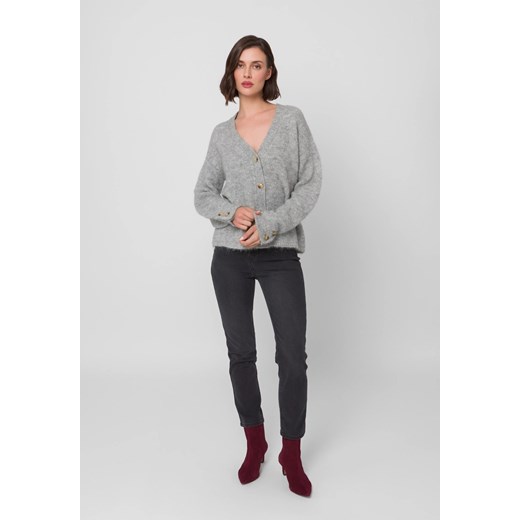 Jeansy slim fit w kolorze szarym ze sklepu Molton w kategorii Jeansy damskie - zdjęcie 185784305