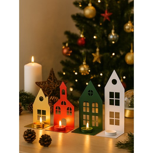 Sinsay - Świeczniki 4 pack - wielobarwny Sinsay One Size Sinsay