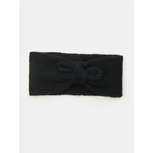 Sinsay - Opaska na głowę z dekoracyjnym splotem - czarny Sinsay One Size Sinsay