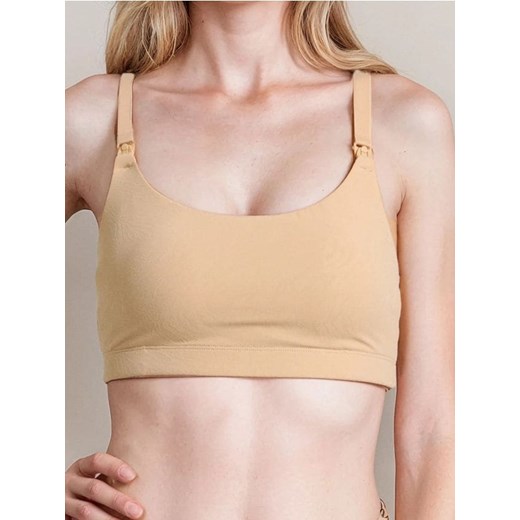 Sinsay - Wzorzysty biustonosz do karmienia - pomarańczowy Sinsay M Sinsay