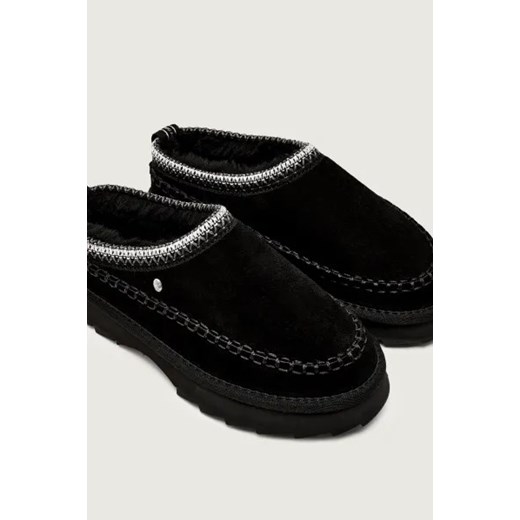 EMU Australia Skórzane mule Sharky Adventure Scuff | z dodatkiem wełny Emu Australia 38 Gomez Fashion Store