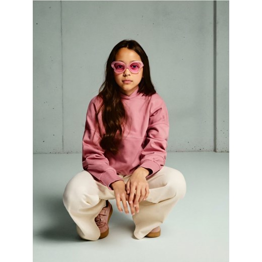 Sinsay - Bluza z kapturem - różowy Sinsay 152 (11-12 l) Sinsay