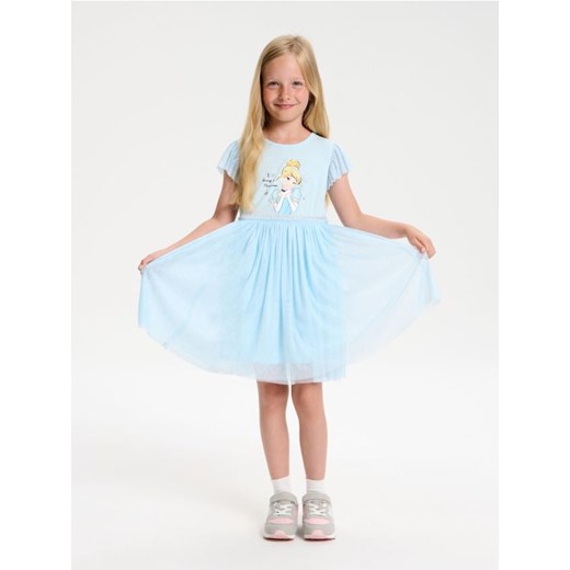 Sinsay - Sukienka Disney Princess - niebieski ze sklepu Sinsay w kategorii Sukienki dziewczęce - zdjęcie 185791078