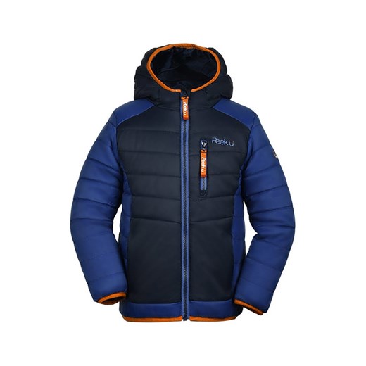 Peek U Całoroczna kurtka pikowana &quot;Caspian&quot; w kolorze granatowym ze sklepu Limango Polska w kategorii Kurtki chłopięce - zdjęcie 185791626