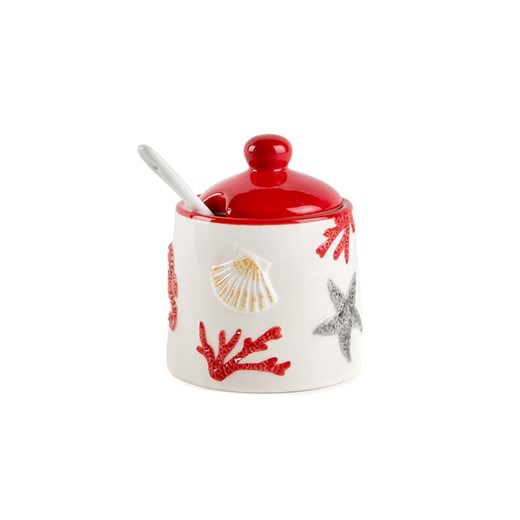 sea you at home Cukierniczka w kolorze biało-czerwonym - 150 ml ze sklepu Limango Polska w kategorii Pojemniki kuchenne - zdjęcie 185792676