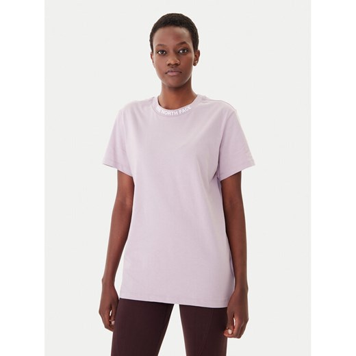 The North Face T-Shirt Zumu NF0A87DJ Fioletowy Regular Fit ze sklepu MODIVO w kategorii Bluzki damskie - zdjęcie 185792838