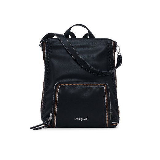 Desigual Plecak Trama Pretoria 25SAKP21 Czarny ze sklepu MODIVO w kategorii Plecaki - zdjęcie 185793017