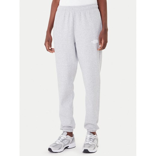 The North Face Spodnie dresowe Simple Dome NF0A8C1Y Szary Regular Fit ze sklepu MODIVO w kategorii Spodnie damskie - zdjęcie 185793029