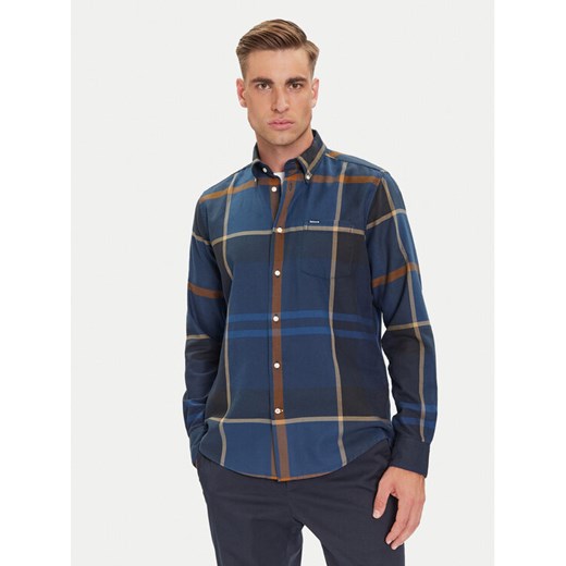 Barbour Koszula Dunoon MSH4980TN54 Granatowy Regular Fit ze sklepu MODIVO w kategorii Koszule męskie - zdjęcie 185793037