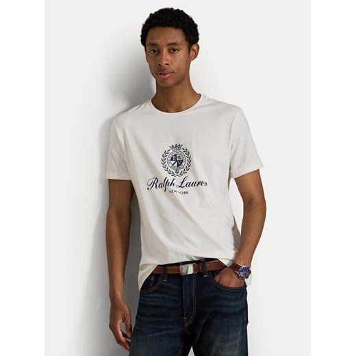 Polo Ralph Lauren T-Shirt 710978032001 Biały Regular Fit ze sklepu MODIVO w kategorii T-shirty męskie - zdjęcie 185793097